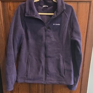 Columbia Women's Cozy Purple Fleese Jacket
